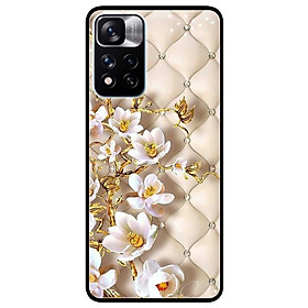 Ốp lưng dành cho Xiaomi Redmi Note 11 Pro 5G ( Bản Nội Địa ) - Hoa Văn Nhánh Hoa Trắng