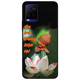 Ốp lưng dành cho Vivo Y21 - Vivo Y21s mẫu An Trú Sen Trắng