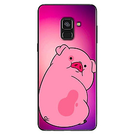 Ốp Lưng Dành Cho Samsung Galaxy A8 2018 - Heo Hồng Quay Lưng