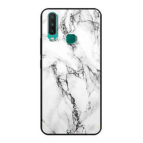Ốp Lưng in cho Vivo Y17 Mẫu Nền Đá Hoa 1 - Hàng Chính Hãng