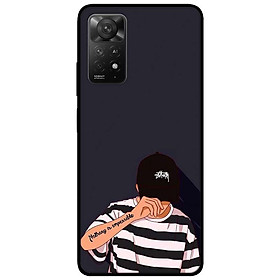 Ốp lưng cho Redmi Note 11 4G - Redmi Note 12 - Redmi Note 12 Pro - Redmi Note 12 Pro 5G - Bad Boy Nón Đen - Hàng Chính Hãng
