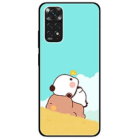Ốp lưng dành cho Xiaomi Redmi Note 11 4G mẫu Đôi Gấu Ngắm Mây