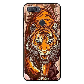 Ốp in cho Xiaomi Mi 8 Lite Hổ Dữ - Hàng chính hãng