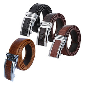 HC4458-62-66-70 - Thắt lưng nam da đà điểu Huy Hoàng đan viền 4P màu đen, nâu đất, vàng bò, nâu đỏ