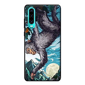 Ốp in cho Huawei P30 Khỉ Đu Cây - Hàng chính hãng