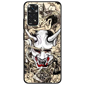Ốp lưng dành cho Xiaomi Redmi Note 11 4G mẫu Quỷ Trắng Hai Sừng
