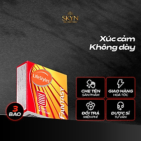 Bao cao su có gai và kéo dài thời gian LifeStyles Epic hộp 12 bao