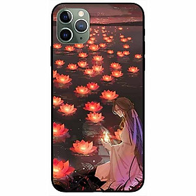 Ốp lưng dành cho Iphone 11 Pro mẫu Thả Hoa Đăng