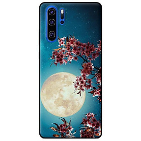Ốp lưng in cho Huawei P30 Pro Trăng Hoa - Hàng chính hãng