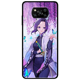 Ốp lưng dành cho Xiaomi Poco X3 mẫu Anime Cô Gái Shinobu Kimetsu Và Bướm