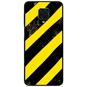 Ốp lưng dành cho Xiaomi Redmi Note 9s - Note 9 Pro - Note 9 Promax mẫu Sọc Vàng Đen