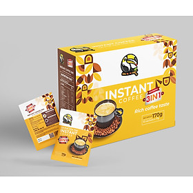 Cà phê hòa tan 3in1_Hộp giấy 10 gói*1.7g/gói