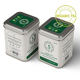 Trà xanh hoa nhài SACHS TEA 1773 ướp thủ công bởi nghệ nhân vị thơm ngọt hậu kéo dài hộp thiếc cao cấp 70g/hộp