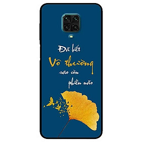 Ốp lưng dành cho Xiaomi Redmi 9s - 9 Pro - 9 Promax mẫu Chiếc Lá Vô Thường