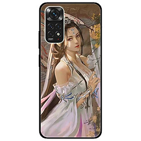 Ốp lưng dành cho Xiaomi Redmi Note 11 4G - Cô Gái Cầm Quạt