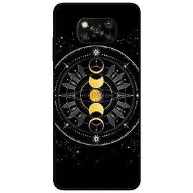 Ốp lưng dành cho Xiaomi Poco X3 mẫu Trăng Vàng Đen
