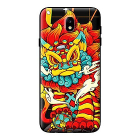 Ốp in cho Samsung Galaxy J7 Pro Lân Đỏ Vàng - Hàng chính hãng