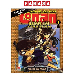 Sách - Thám Tử Lừng Danh Conan - Hoạt Hình Màu - Quan Tài Xanh Thẳm - Tập 1 (Tái Bản 2024)