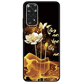Ốp lưng dành cho Xiaomi Redmi Note 11 4G mẫu Sen Vàng Tâm An