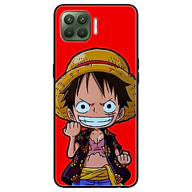 Ốp lưng dành cho Oppo A93 - F17 Pro mẫu Mũ Rơm Nền Đỏ