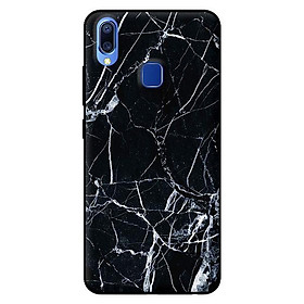 Ốp in cho Vivo Y95 Đá Đen 1 - Hàng chính hãng