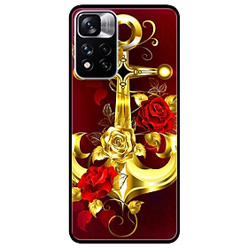 Ốp lưng dành cho Xiaomi Redmi Note 11 Pro 5G ( Bản Nội Địa ) - Neo Vàng Nền Đỏ