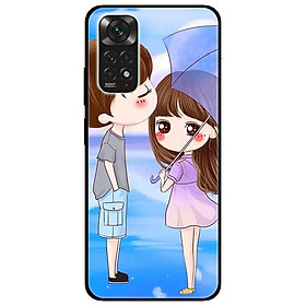 Ốp lưng dành cho Xiaomi Redmi Note 11 4G mẫu Anime Cặp Đôi Xanh