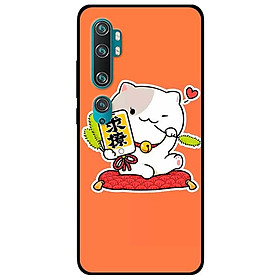 Ốp lưng dành cho Xiaomi Mi Note 10 mẫu Mèo Vui Vẻ