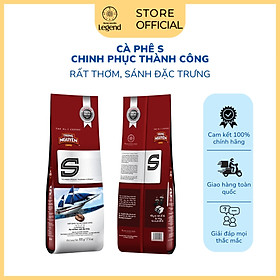 Cà Phê Trung Nguyên Legend Chữ S Chinh Phục - Bịch 500gr - Cà Phê Rang Xay Pha Phin Đậm Đà, Nguyên Chất, Mạnh Mẽ