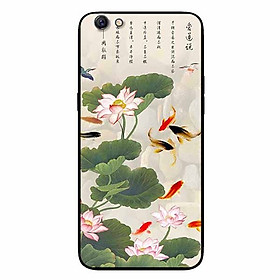 Ốp lưng in cho Oppo F3 Tranh Cá Koi