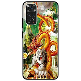 Ốp lưng dành cho Xiaomi Redmi Note 11 4G mẫu Long Tranh Hỗ Đấu