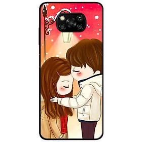 Ốp lưng dành cho Xiaomi Poco X3 mẫu Couple Ôm Nhau