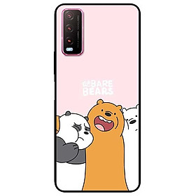 Ốp lưng dành cho Vivo Y20 - Y20s - Y12s mẫu 3 Chú Gấu Ôm