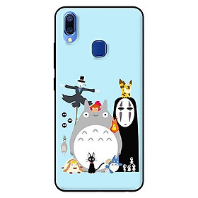 Ốp lưng in cho Vivo Y95 mẫu Ghibli Nền Xanh - Hàng chính hãng