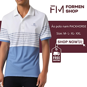 Áo thun cổ bẻ nam phối màu trẻ trung, chất thun mềm mịn thoải mái hoạt động - FORMEN SHOP - FMPS162
