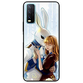 Ốp lưng dành cho Vivo Y20 - Y20s - Y12s mẫu Thỏ Và Cô Gái