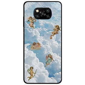 Ốp lưng dành cho Xiaomi Poco X3 mẫu Thiên Thần Xanh