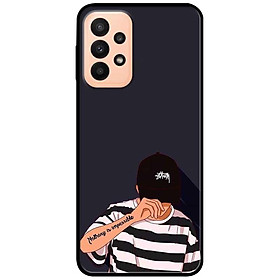Ốp lưng dành cho Samsung A13 4G mẫu Bad Boy Nón Đen