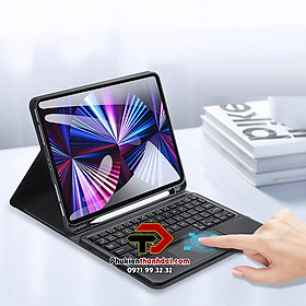 Bao da kèm bàn phím cho iPad Pro 11 2020 chính hãng Dux Ducis có bàn di chuột TrackPad, có ngăn để bút - Hàng chính hãng 