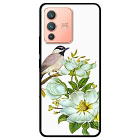 Ốp lưng dành cho Vivo V23 5G / S12 - Vivo Y15s / Y15A mẫu Chim Đậu Cành Hoa