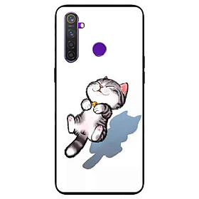 Ốp lưng in cho Realme 5 Pro/ Realme Q Mẫu Mèo Sọc