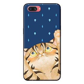 Ốp in cho Oppo Realme C1 Mèo Xanh - Hàng chính hãng