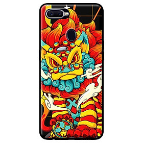 Ốp in cho Oppo F9 Lân Đỏ Vàng - Hàng chính hãng