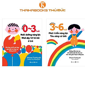 Sách - Nuôi Dạy Trẻ 0 Đến 3 Tuổi + 3 Đến 6 Tuổi - Thái Hà Books