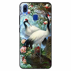 Ốp lưng in cho Vivo Y91 Cặp Đôi Hạc