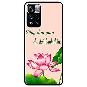 Ốp lưng dành cho Xiaomi Redmi Note 11 Pro 5G ( Bản Nội Địa ) - Sống Đơn Giản