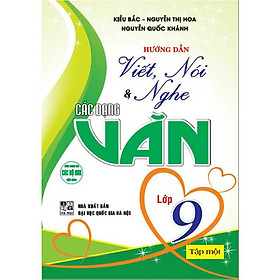 Hướng dẫn viết, nói và nghe các dạng văn lớp 9 tập 1 (HA-MK)