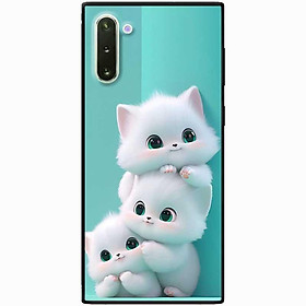 Ốp lưng cho Samsung Note 10 - Note 10 Plus - Note 20 - Note 20 Ultra - Ba Chú Mèo Trắng - Hàng Chính Hãng