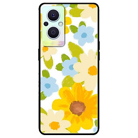 Ốp lưng dành cho Oppo A16K - Oppo A36 / Oppo A76 - Oppo Reno 7z 5G - Hoa Xanh Trong Nước