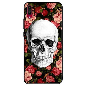 Ốp lưng dành cho Huawei P30 - P30 Lite - Y7 Pro - Y9 2019 mẫu Họa Tiết Hoa Đầu Trắng